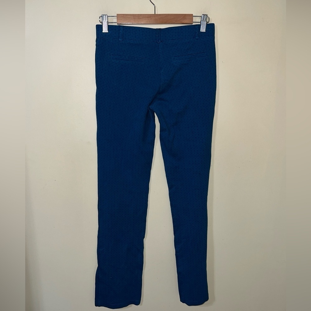 Betabrand Geometric Teal Pants Women’s Small - Picture 4 of 4